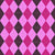 Argyle Pattern, Baby Pink Purple Pink, Brown Stitching Image