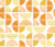 Geometric Sunshine Citrus Orange - Sun Kissed Summer Bright Image