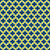 Latticework - Quatrefoil - Moroccan Trellis - Yellow Blue Navy Blue Image