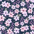 Soft Lavender and Pink Watercolor Floral on Navy Image