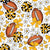 Football Pom Poms Cheer Bows Hearts and Flowers Pittsburgh Steelers Colors Image