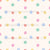 Polka dots crayon drawn pastel colors Image