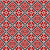 Slavic Embroidery, Balkans Traditional Red and Black Wallpaper Image