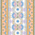Orion Garden Floral Hand Painted Stripe Pink Yellow White, Aegean Summer by Stephanie Fiona Design Image