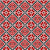 Slavic Embroidery, Balkans Traditional Ethnic Pattern, Red and Black Image