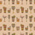 Cocktail O'Clock on Beige Image