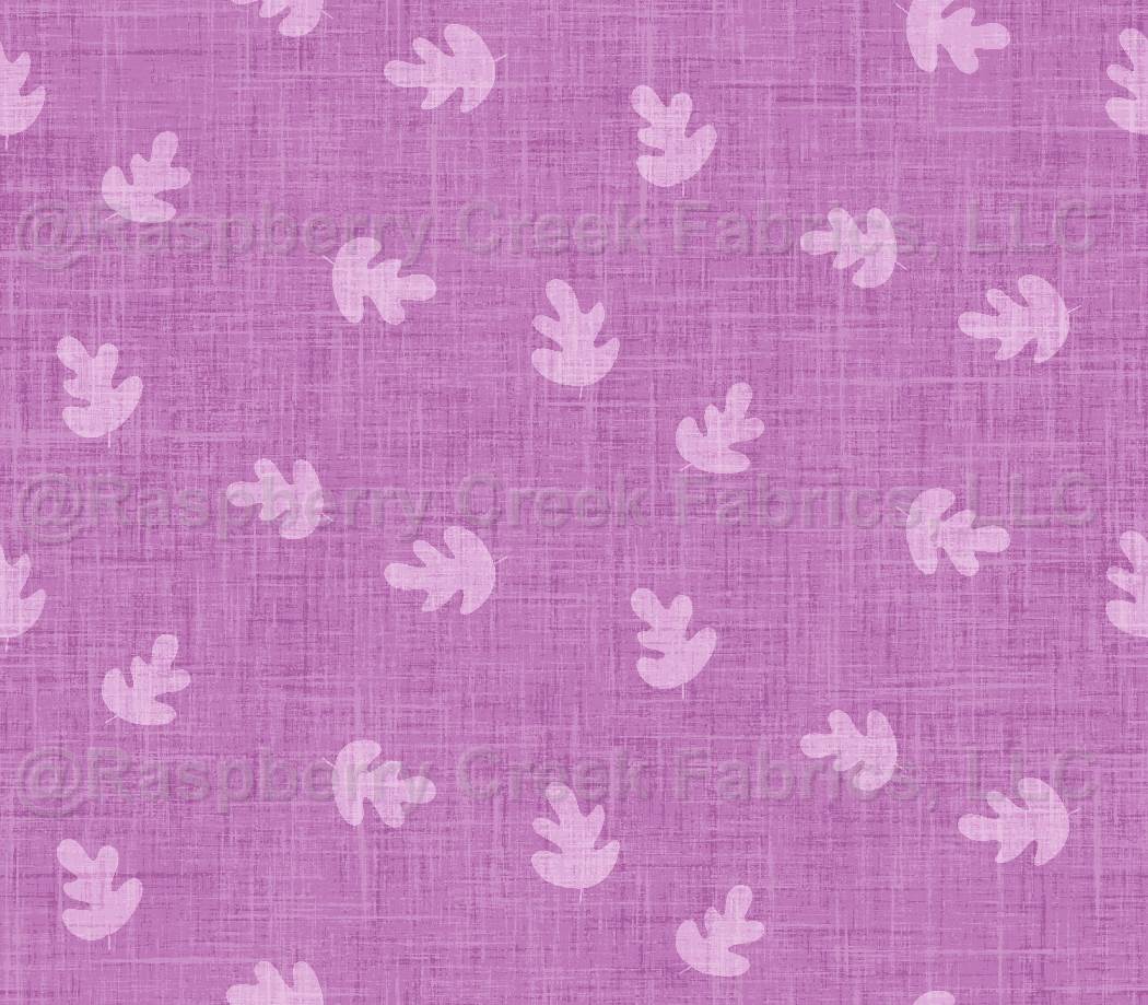 Falling Leaves in Purple, Paws & Pumpkins by Krystal Winn Design