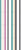 American Folksy Floral Pink & Turquoise Stripe on White Coordinate Image