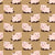 Cute Piglet, Piggies on Camel Brown Image