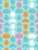Geometric Rock shapes, aqua, blue, orange, pink Image