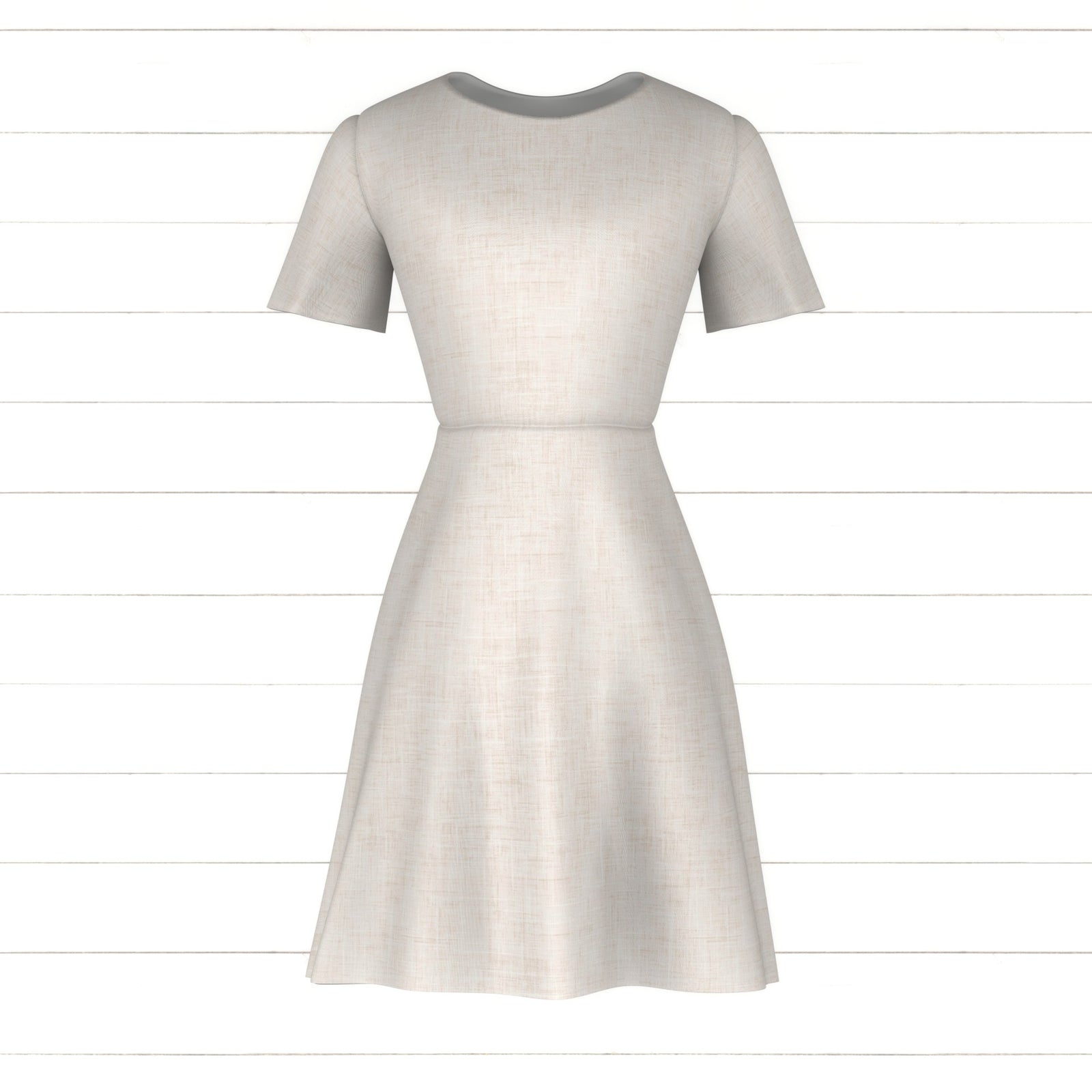 Winter Wonderland PRINTED Textured Solid Cream