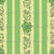 Liliths Scrolls Floral Stripes Dollar Bill Green & Green Image