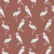 Heron Pattern, Bird Pattern, Egret, Crane, Nature, Chestnut Brown Image