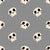 Friendly Skeleton Skull Faces Grey Image