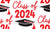 Graduation Class of 2024 Red and Black Image