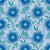 Scandi blue floral boho pattern Image