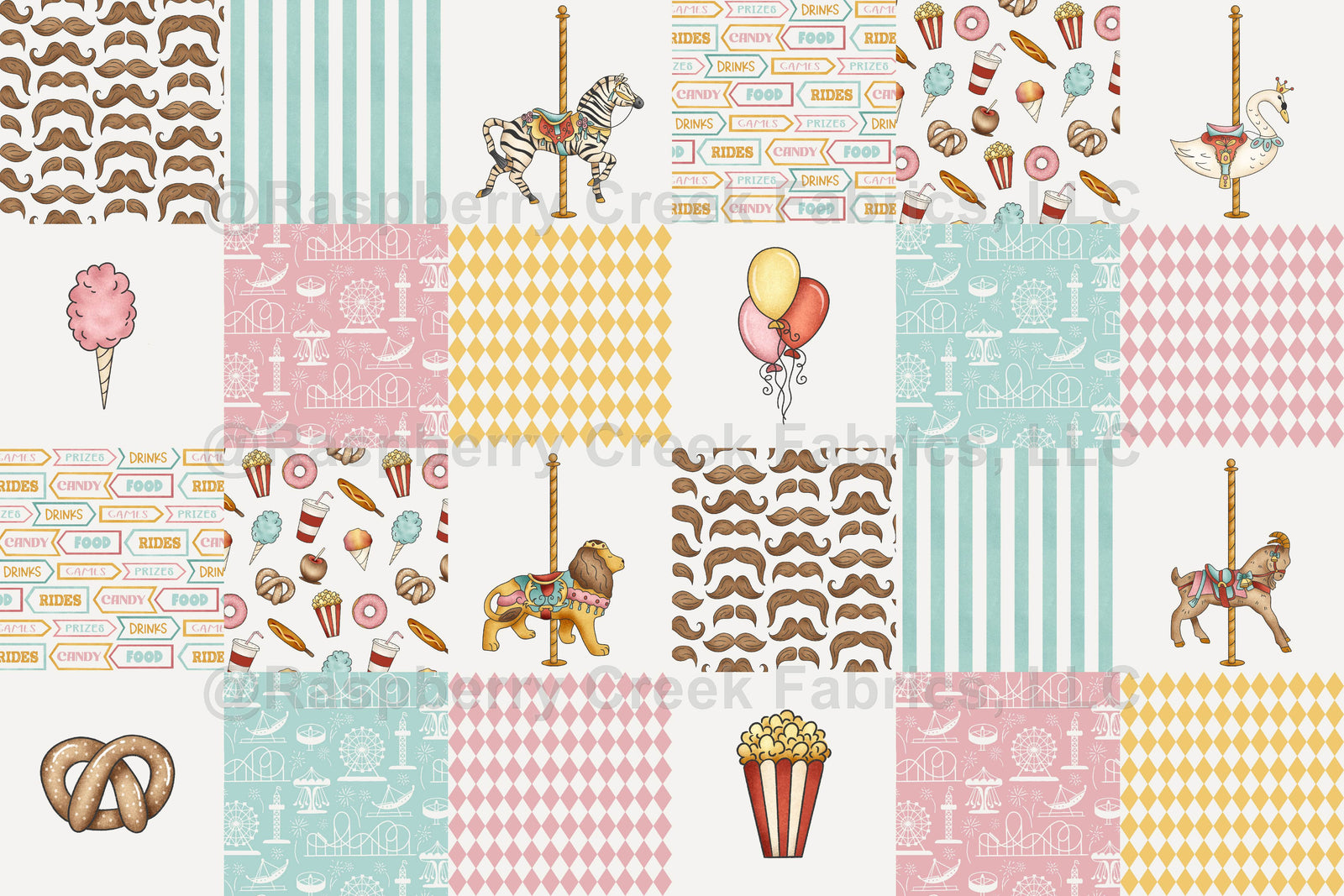 Carousel Cheater Quilt