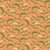 Swimming Alligators on Orange Image