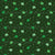 Shamrocks and Sprinkles St Patrick's Day Spring Non Directional Scatter Clovers on Dark Green (Medium) Image