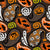 Halloween paisley orange black Image