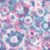 Tie dye shibori blue, pink and white abstract pattern Image