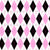 Light Pink and black argyle with Hot pink diamonds wallpaper Image