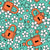 Showgirl TS12 Orange Locks Stars Daisy Flowers Mint Image
