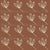 Leaf Sprig in Cream on Terracotta Image