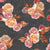 Spiderwebs and Flowers Moody Halloween Floral Image