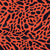 Bold jaguar print - vibrant black and red animal print Image