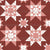 Quilt Star in Star Burgundy and Dusty Pink Image
