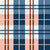 Rust and Royal Plaid Image