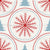 Nordic Christmas - Snowflakes Red Image