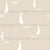 A neutral colour palette design of white ducks on a light brown background. Complete with puddles and hand drawn marks. Image