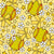 Softball Daisy Floral with Bows and Stars in Yellow Image