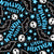 Little Heathen in Blue and Black Image