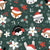 Christmas Woodland Critters by MirabellePrint / Dark Green Image