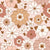 Boho Floral by Mirabelleprint / Light Pink Background Image