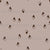 Snow capped tossed Christmas fir spruce trees wood forest monochrome lineart brown on beige. Wide spread subtle conifers.  Perfect for Quilting, Home Décor, or fun pieces of clothing. Fits Christmas, wood, cabin, hunting, nature, outdoor themes. Image