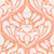 Daydream: Orange Damask Image