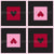 Be My Valentine 2025 Heart Checkerboard Image