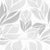 Flowing Stylized Flowers and Leaves in soft Grays with a Textured Background in the Flowing Flowers Collection Image