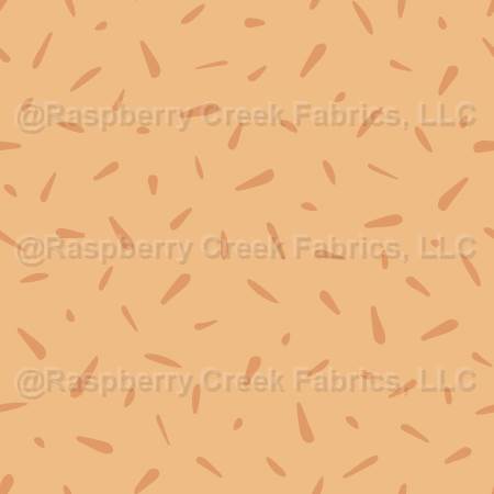 Scattered Abstract Dashes in Apricot, Citrus Summer by DesignZizziT