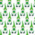 Pattern Of Gnomes, Saint Patrick's Day Gnomes, Clovers Image