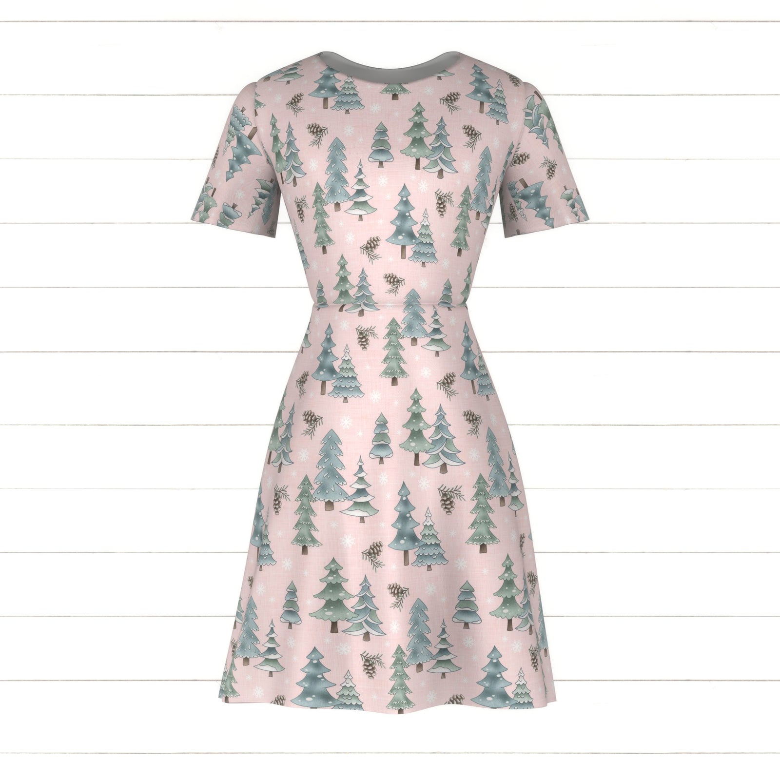 Winter Wonderland Forest Baby Pink