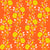 Yellow Flowers, Floral Pattern, Boho, Retro Pattern Image