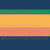 Vintage Camp Stripe in  Navy Mustard Green and Coral Image