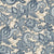 Paisley wallpaper, classic paisley wallpaper, blue and sand paisley, accent wall, powder room wallpaper, traditional home, library wallpaper, coastal home Image