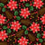 Christmas Poinsettias and Dark Moody Brown Festive Holiday Botanicals Image