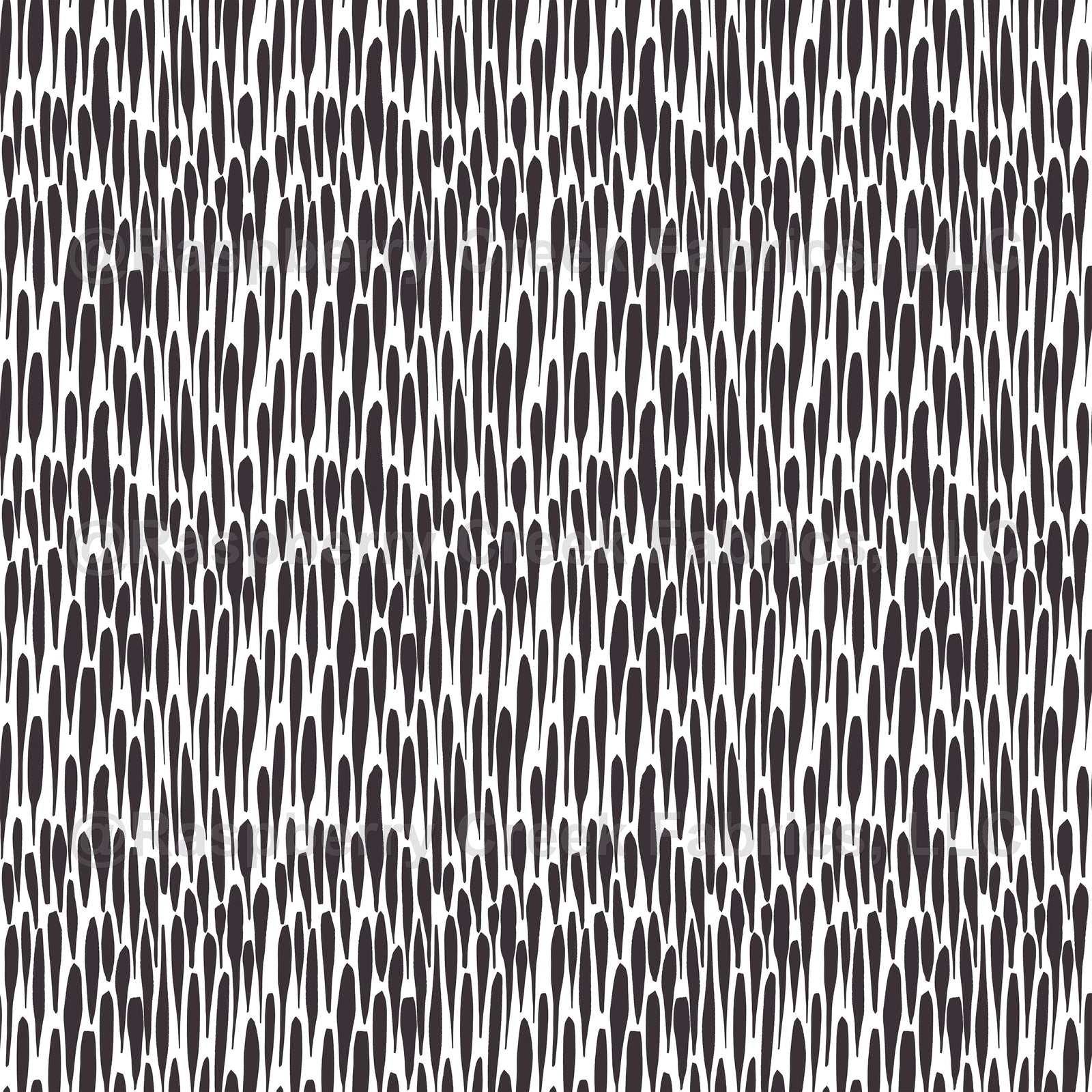 Modern Abstract Organic Brush Stroke Texture in Black